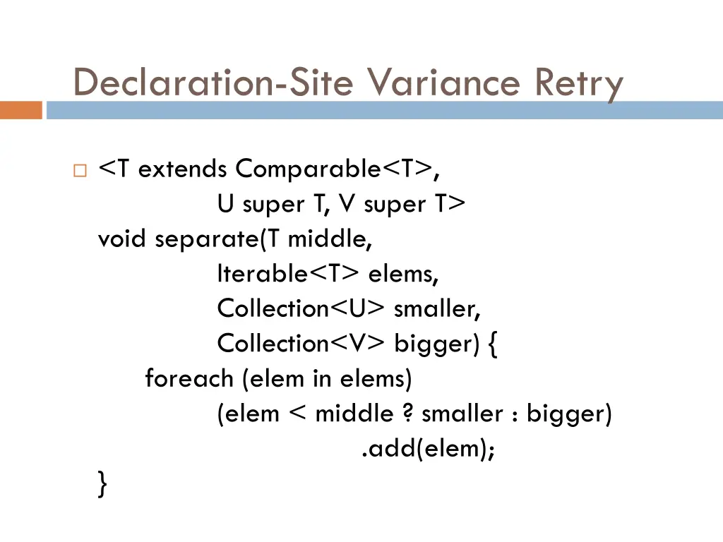 declaration site variance retry
