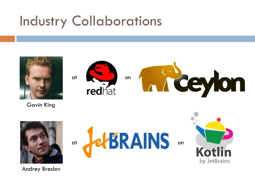 industry collaborations
