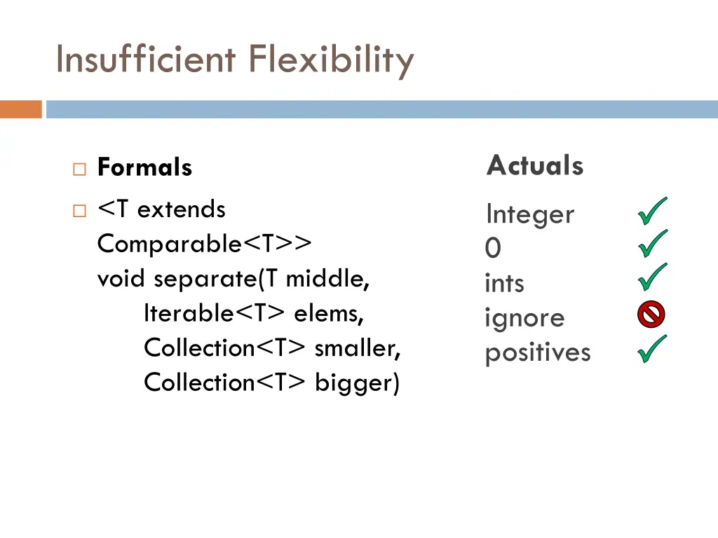 insufficient flexibility 1