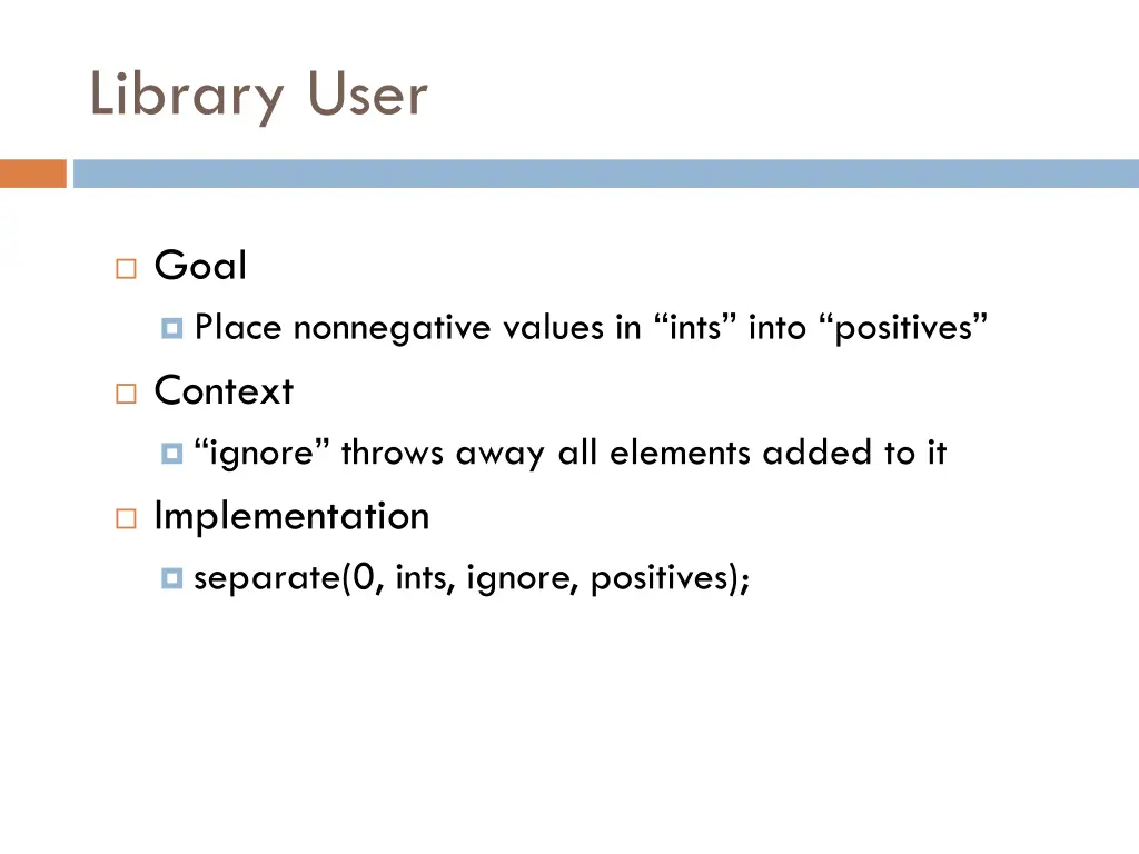 library user