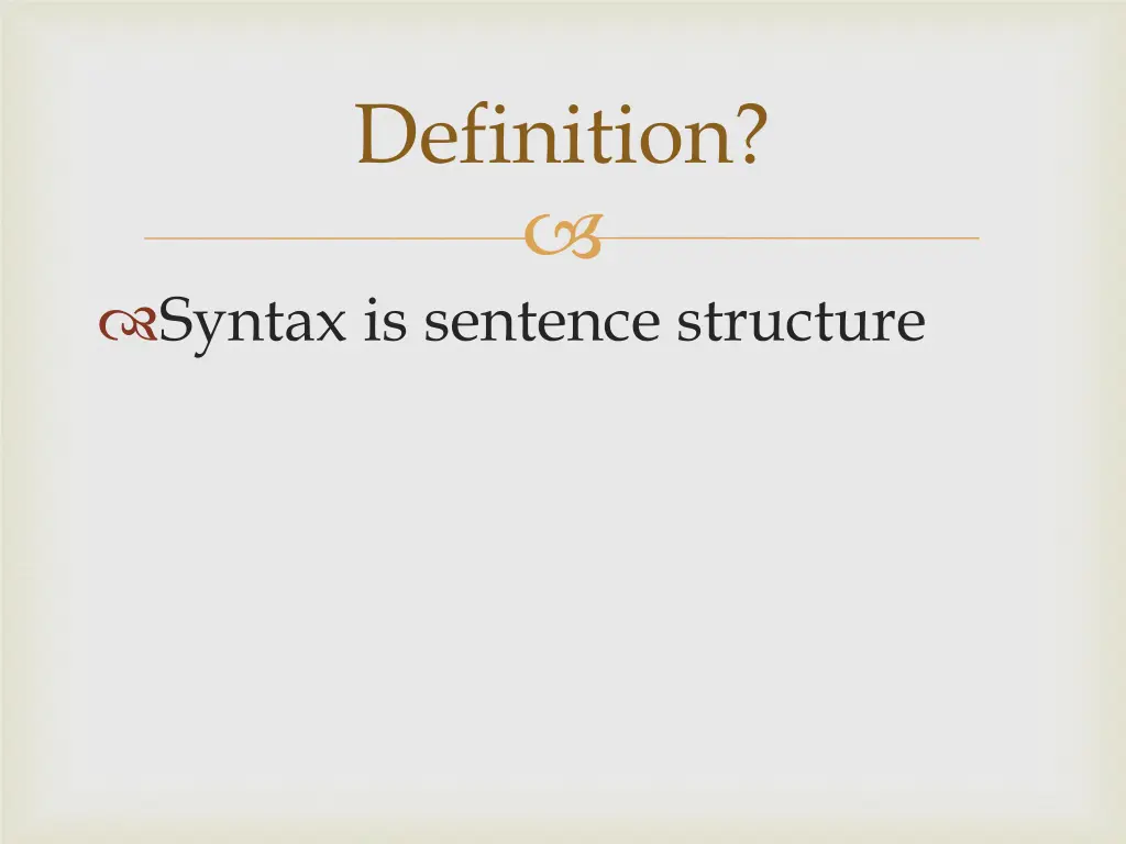 definition
