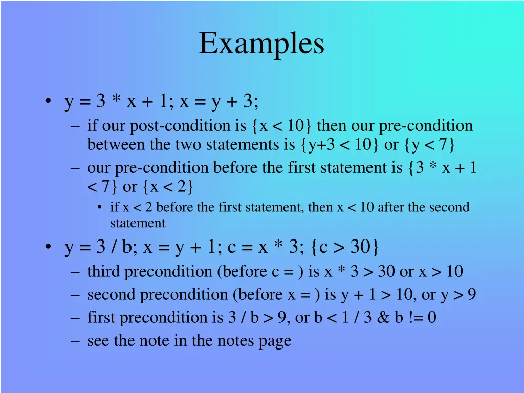 examples