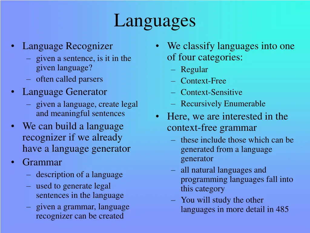 languages