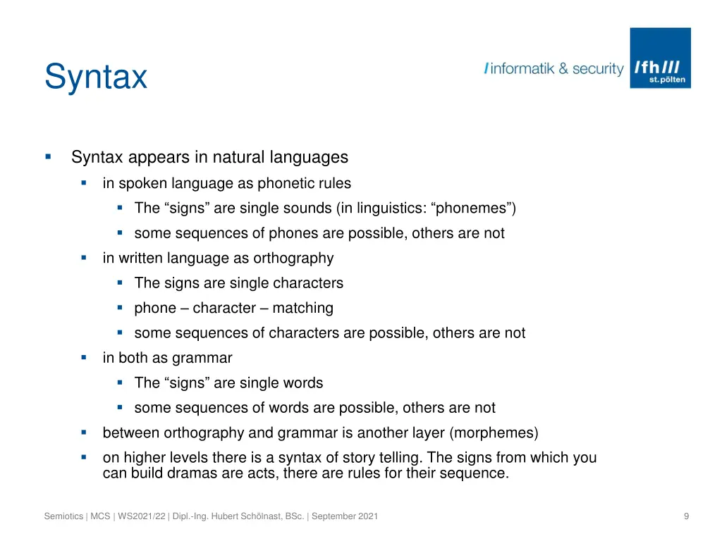 syntax 1