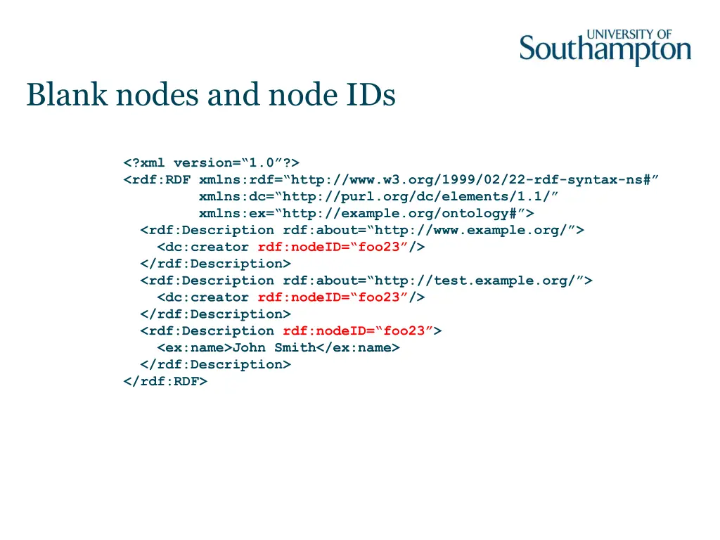 blank nodes and node ids 1