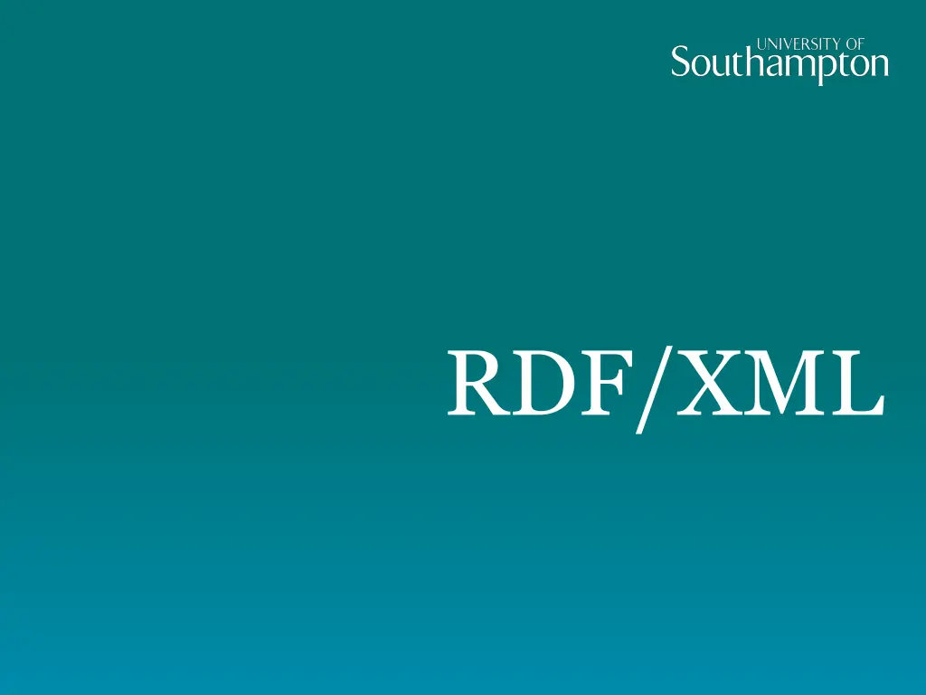 rdf xml