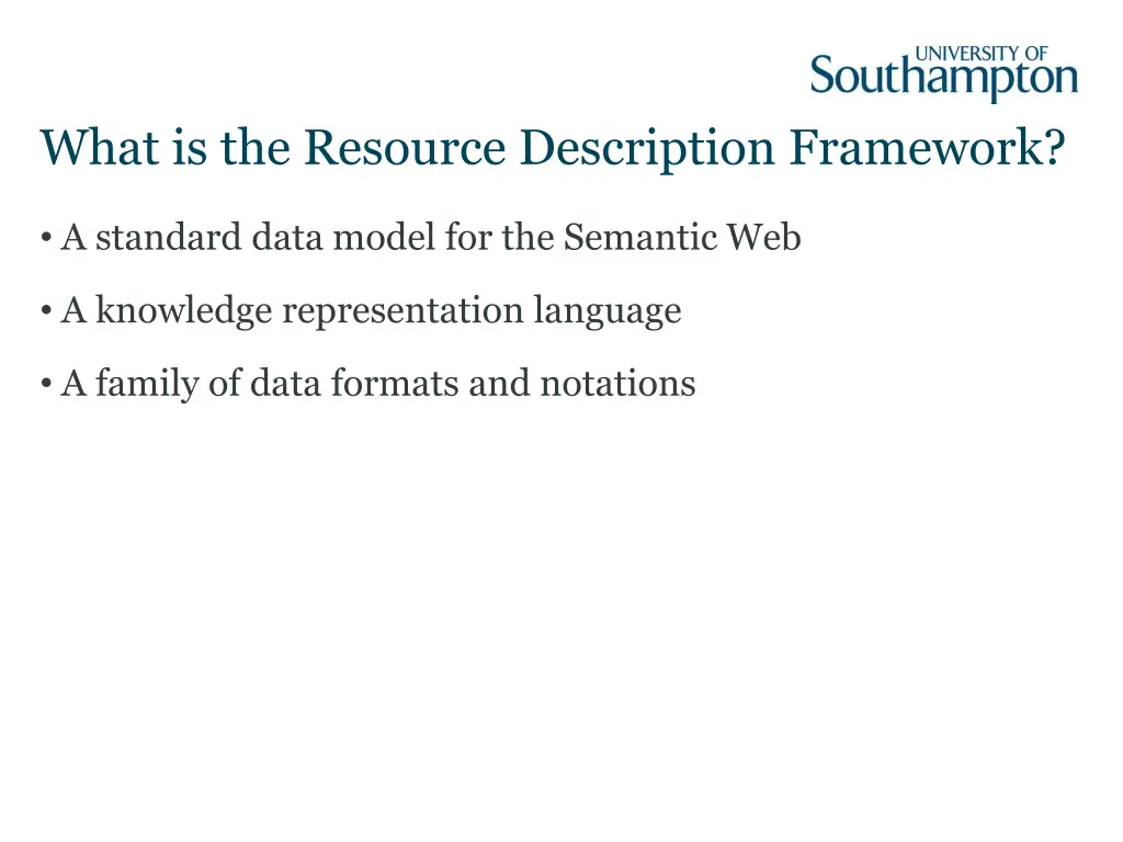 what is the resource description framework