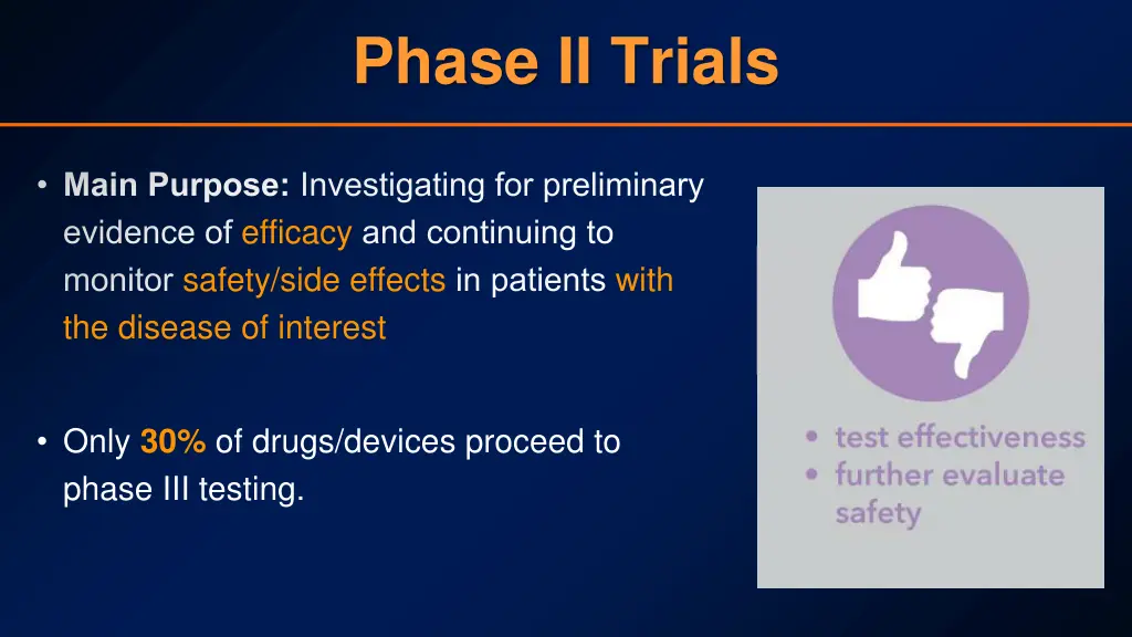 phase ii trials