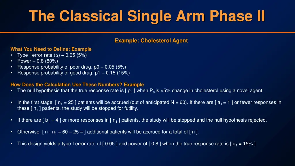 the classical single arm phase ii 3