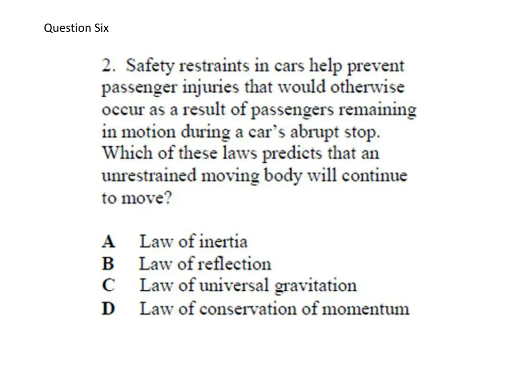 question six