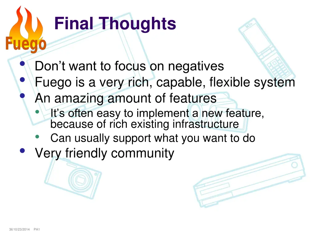 final thoughts