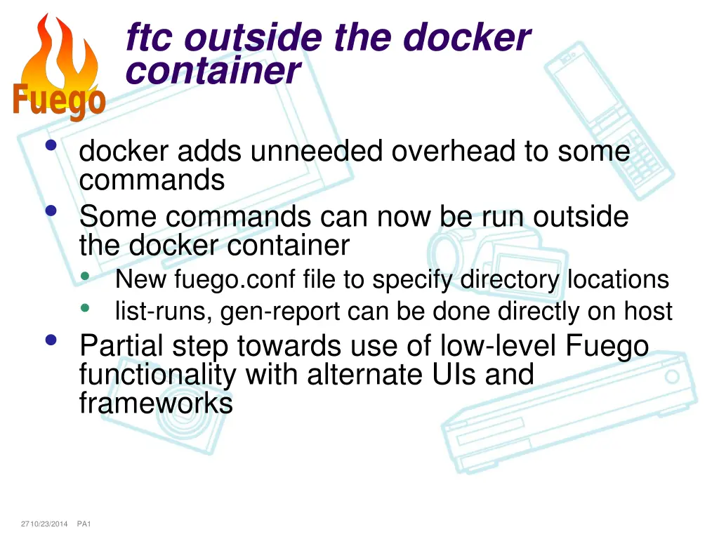 ftc outside the docker container