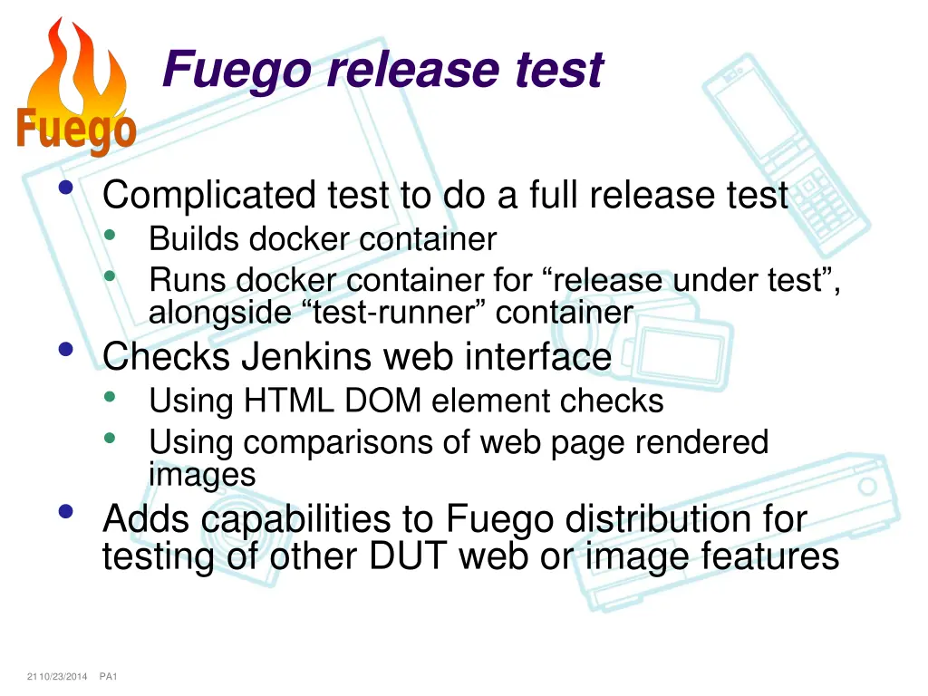 fuego release test