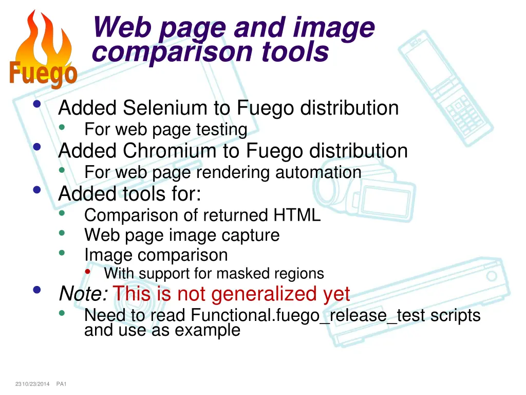 web page and image comparison tools