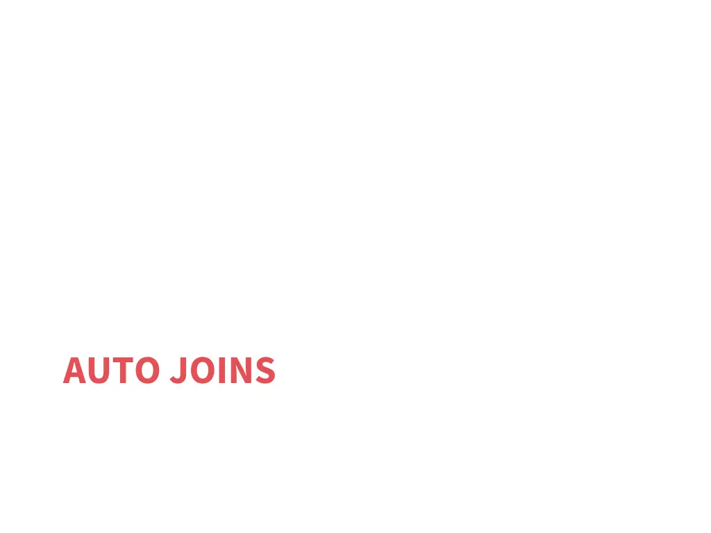 auto joins