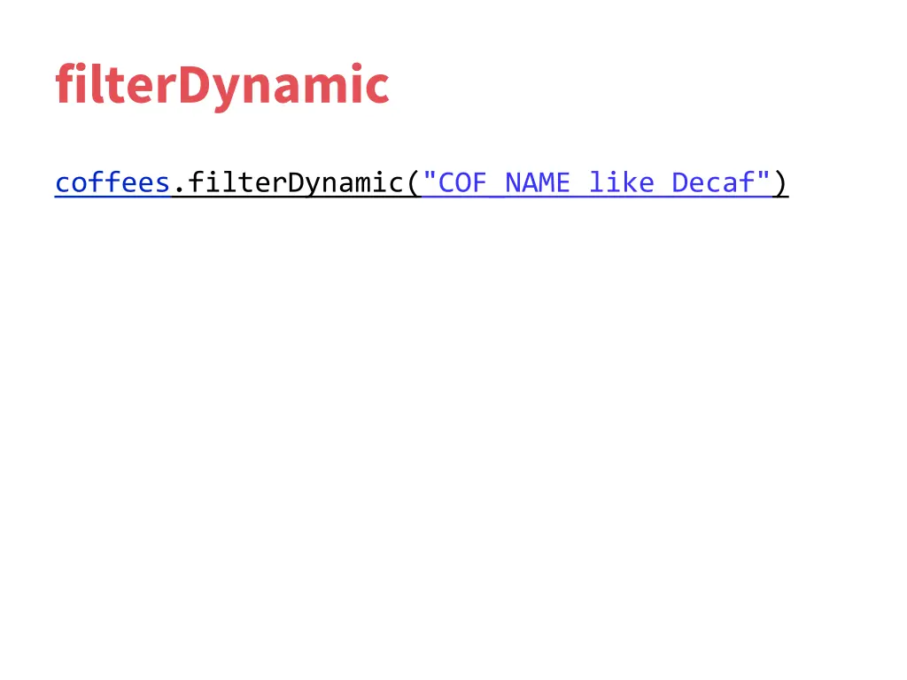 filterdynamic