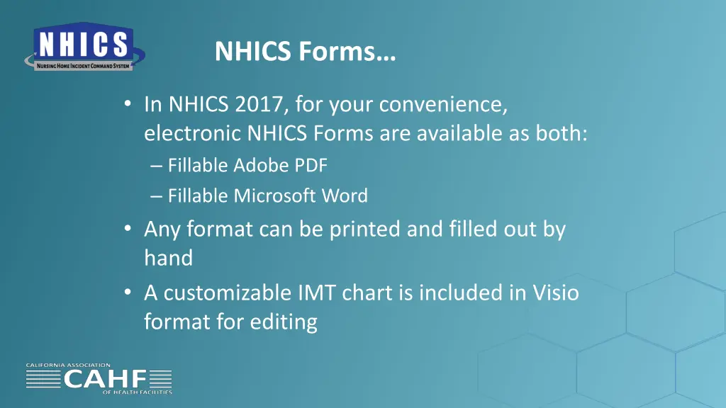 nhics forms 1