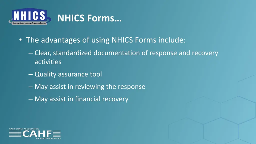 nhics forms 3
