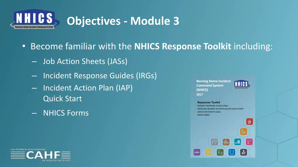 objectives module 3