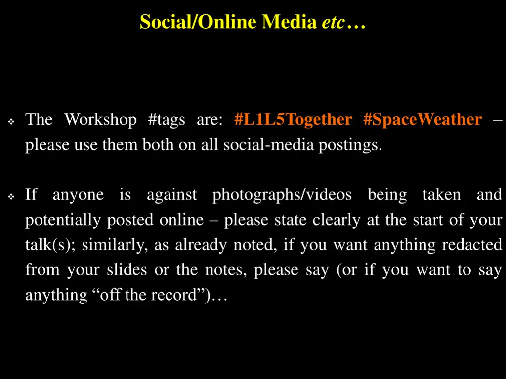 social online media etc