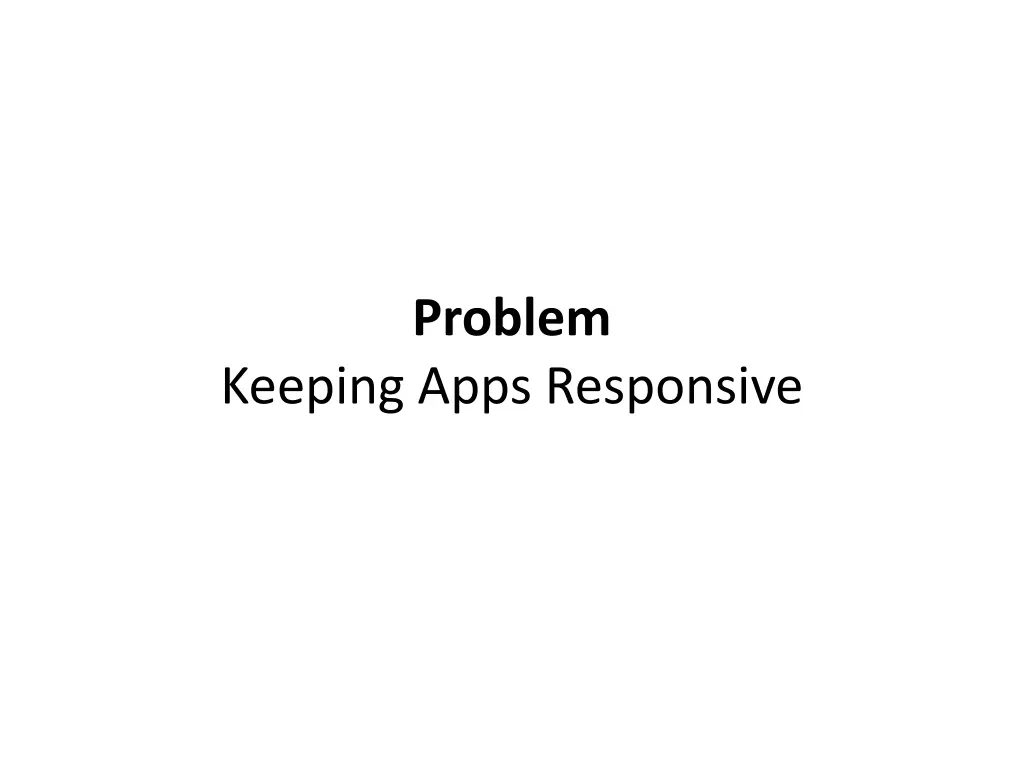 problem