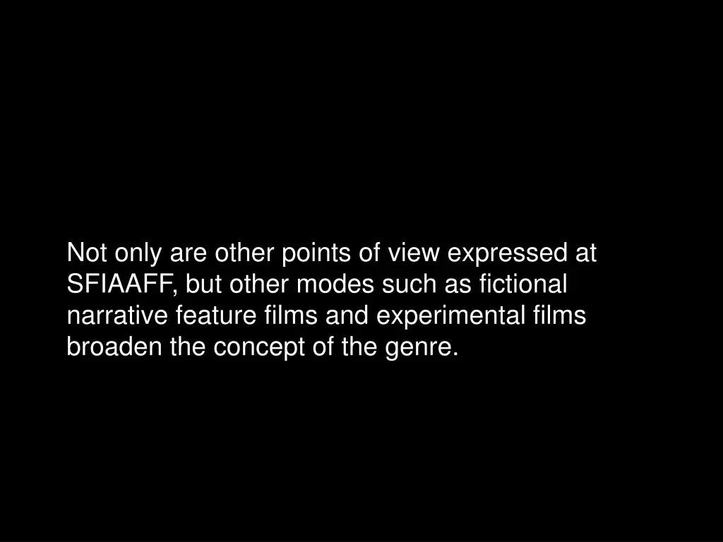 not only are other points of view expressed
