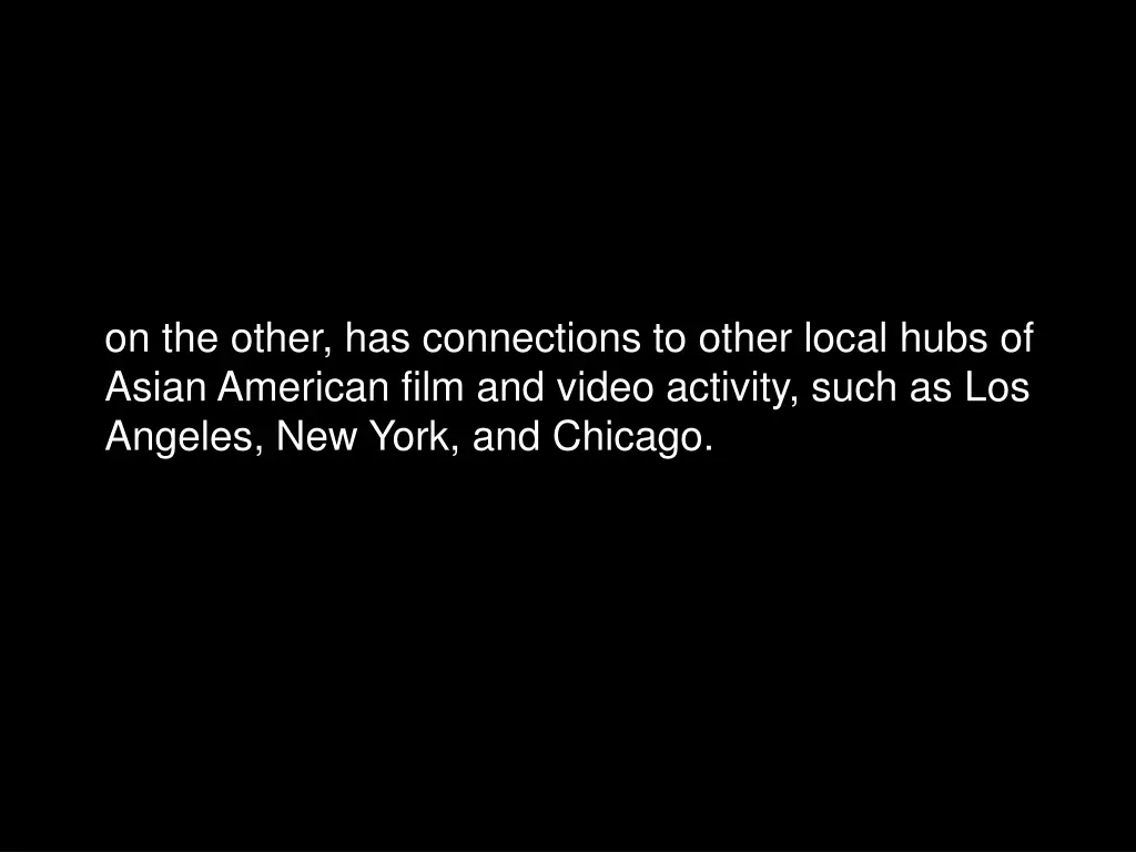 on the other has connections to other local hubs