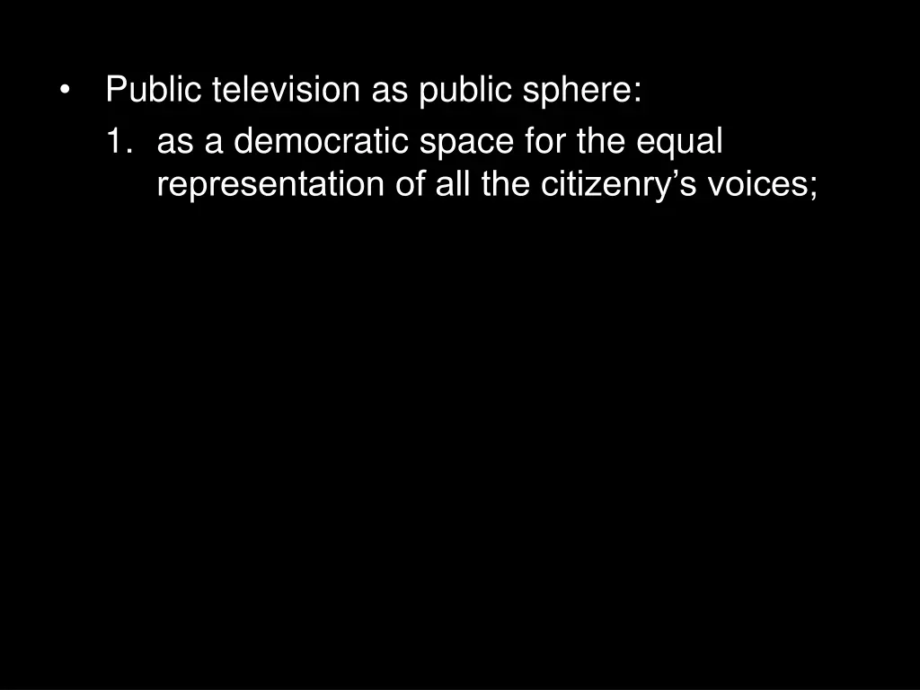 public television as public sphere 5