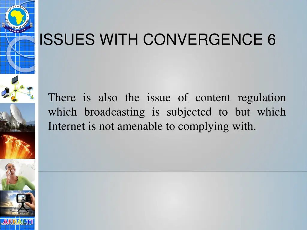issues with convergence 6