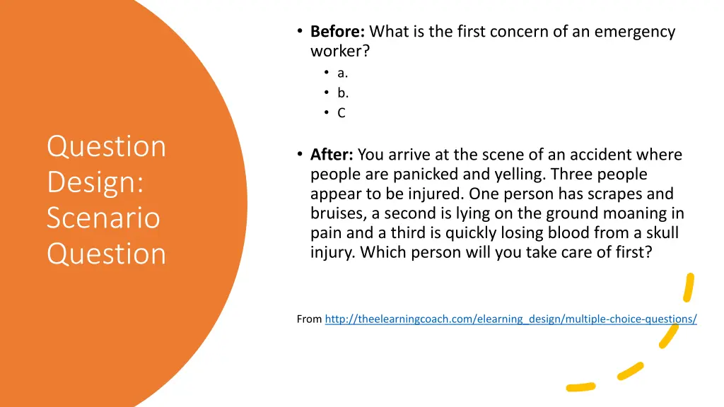 before what is the first concern of an emergency