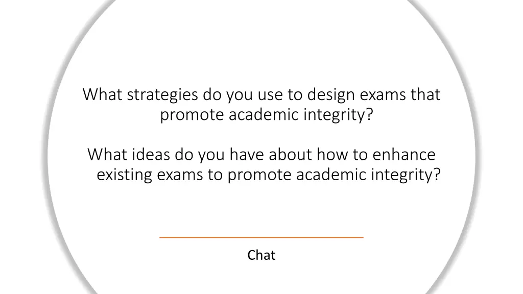 what strategies do you use to design exams that