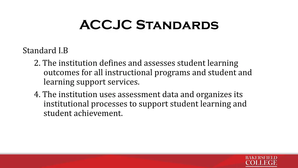accjc standards