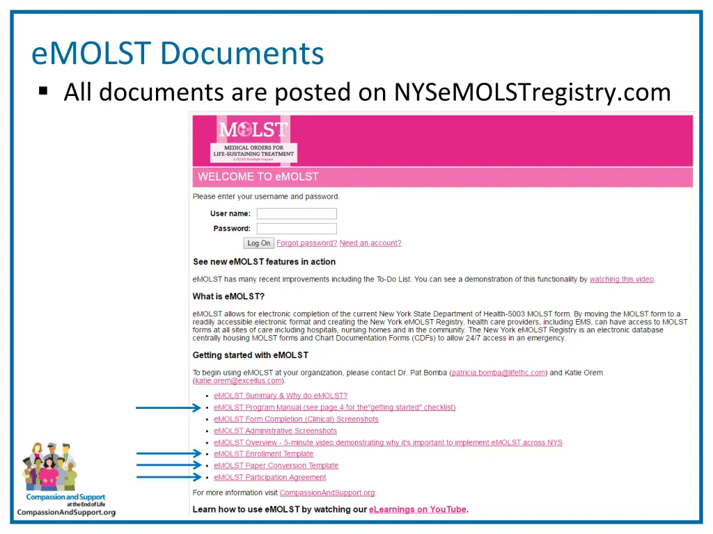 emolst documents all documents are posted