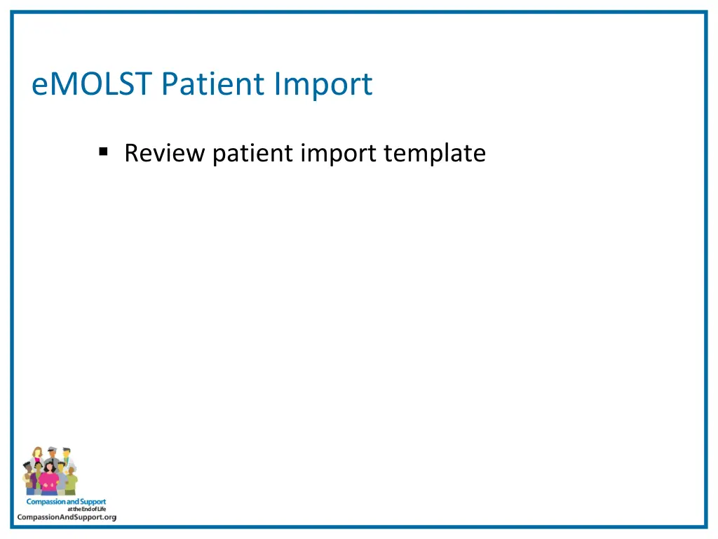emolst patient import