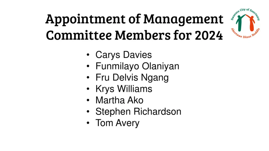 appointment of management committee members
