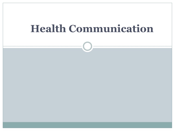 health communication