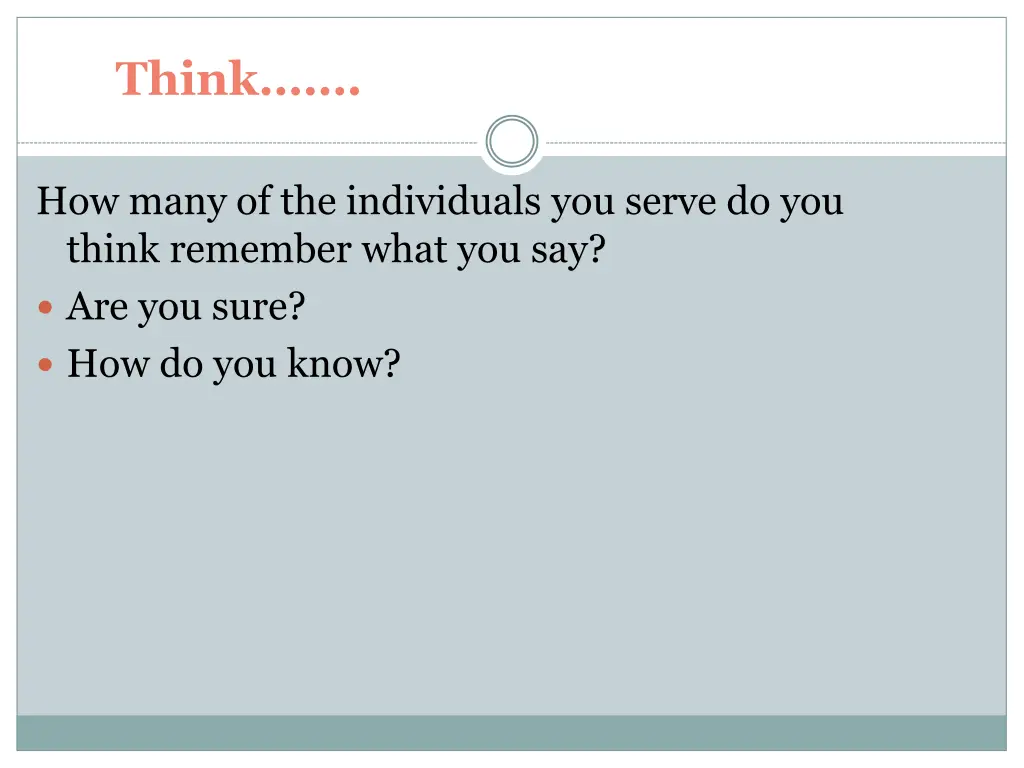 think