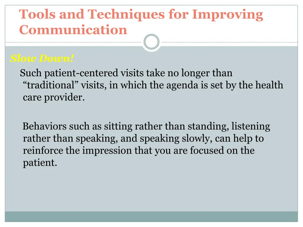 tools and techniques for improving communication