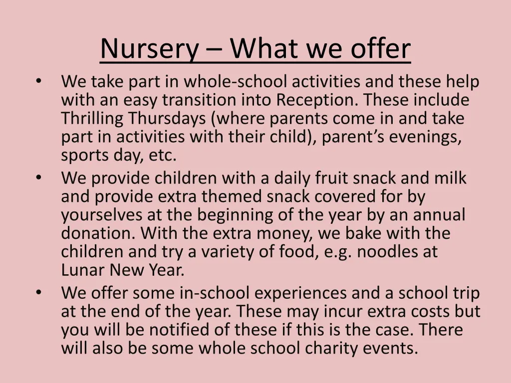 nursery what we offer we take part in whole