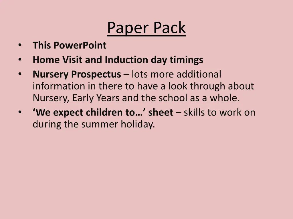 paper pack