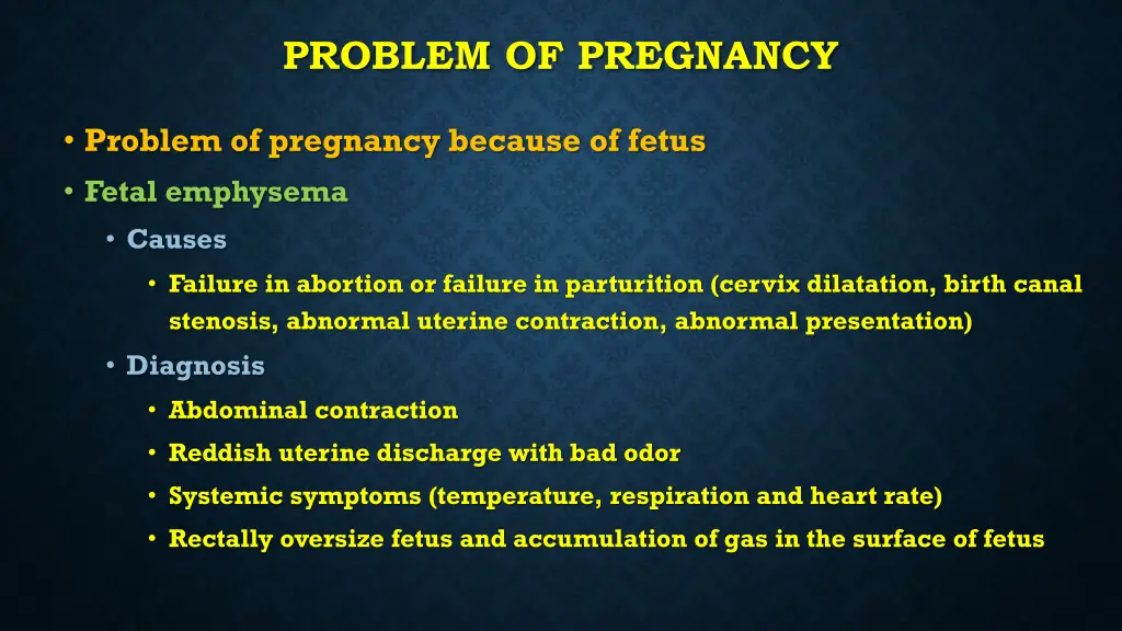 problem of pregnancy 19