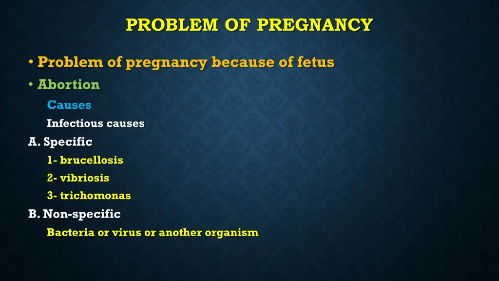 problem of pregnancy 23