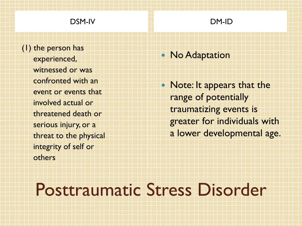 dsm iv 1