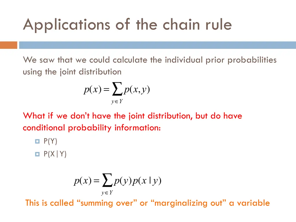 applications of the chain rule
