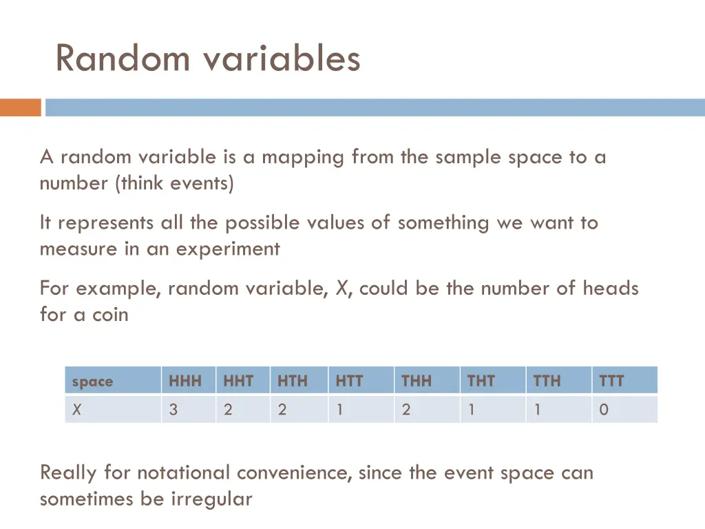 random variables