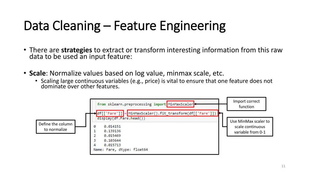 data cleaning data cleaning feature engineering