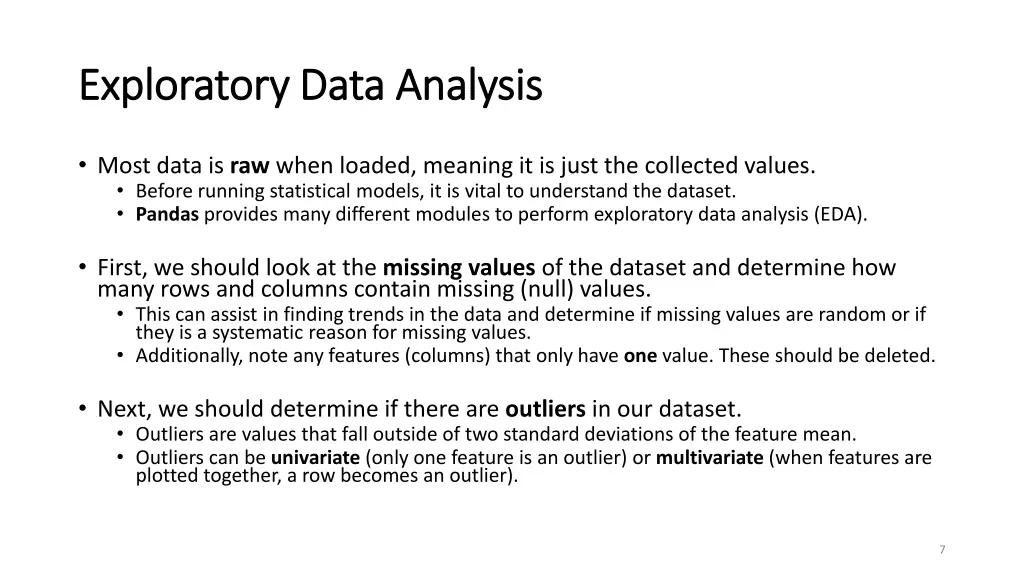 exploratory data analysis exploratory data