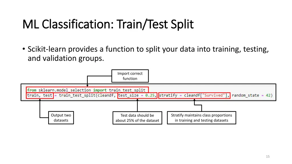 ml classification train test split 1