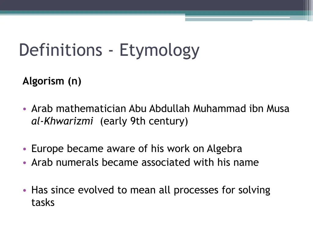 definitions etymology