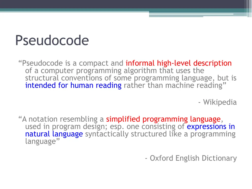 pseudocode 2